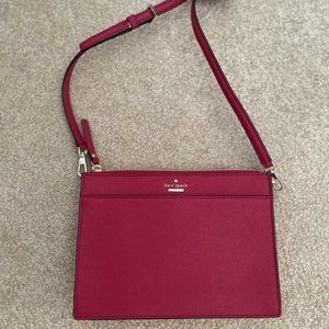 Kate Spade New Cameron Zip Crossbody in Rosso Red